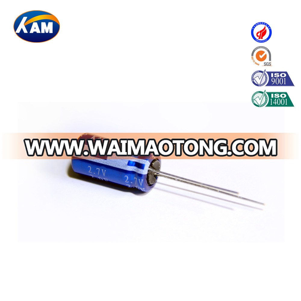 Farad Capacitor 2.7V 2f Super Capacitor with Through Hold