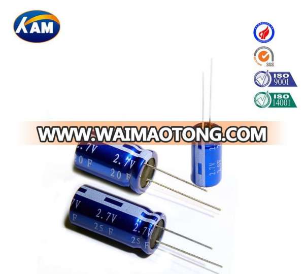 Radial Type 4.7f 2.7V Ultra Capacitor with Kamcap Brand